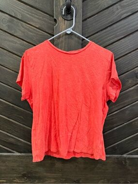 aerie red Crewneck Short-Sleeve Tee